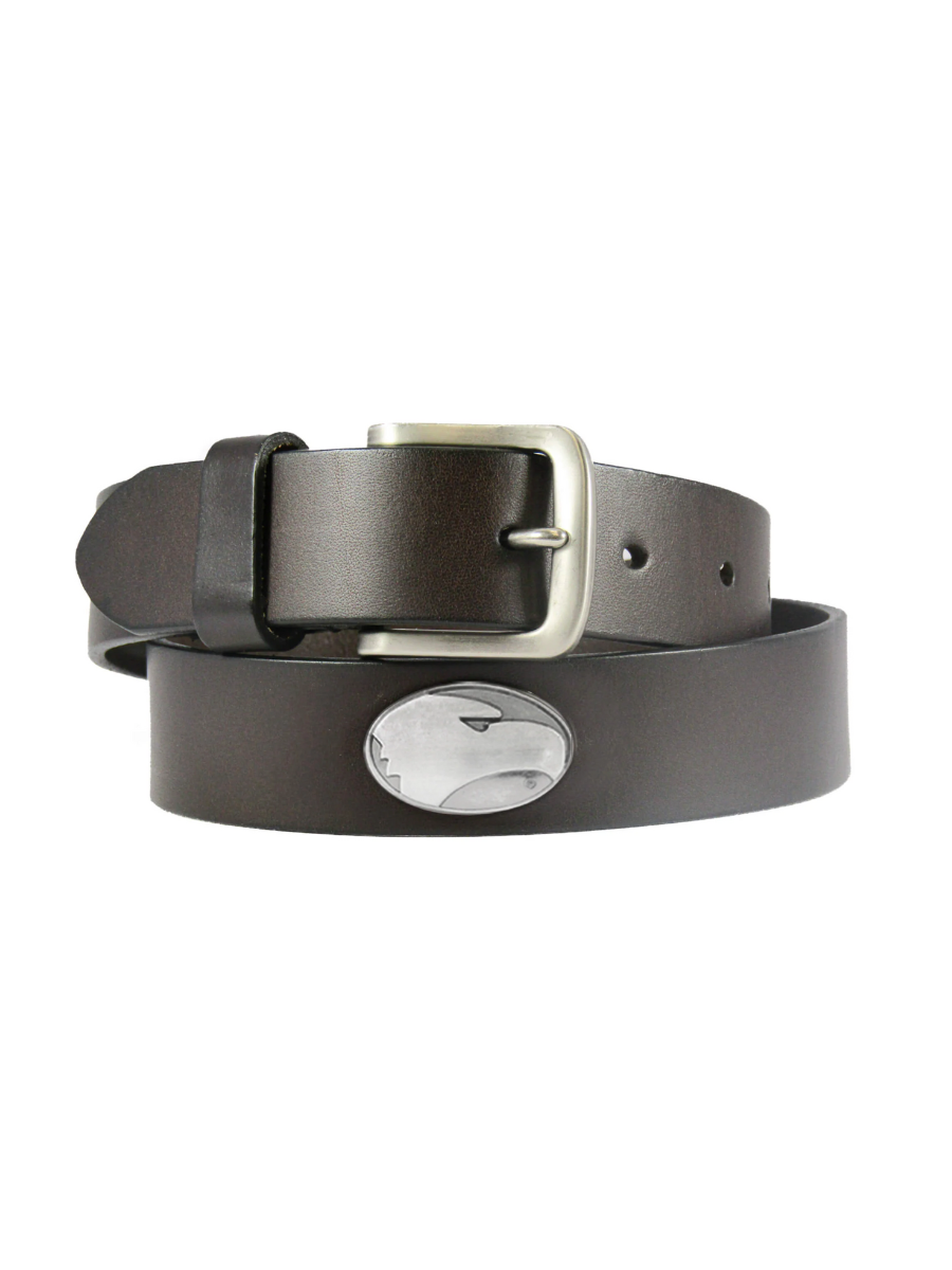 Zep-Pro | BOYS Georgia Southern Leather Concho Belt - Brown