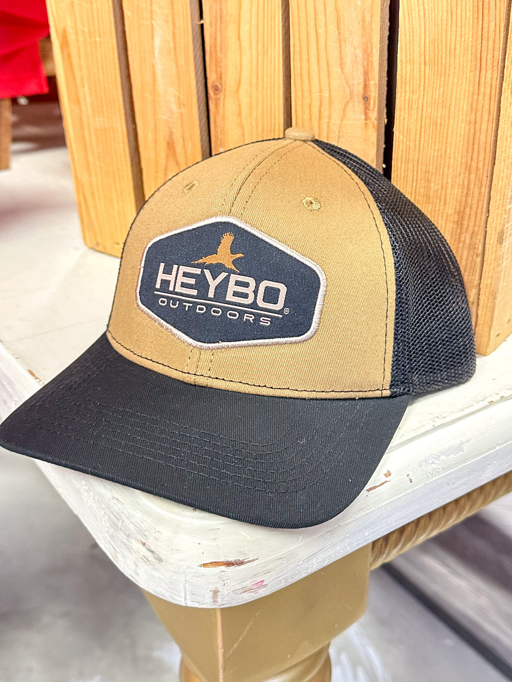 Heybo | Rooster Flush Meshback Trucker Hat - Olive