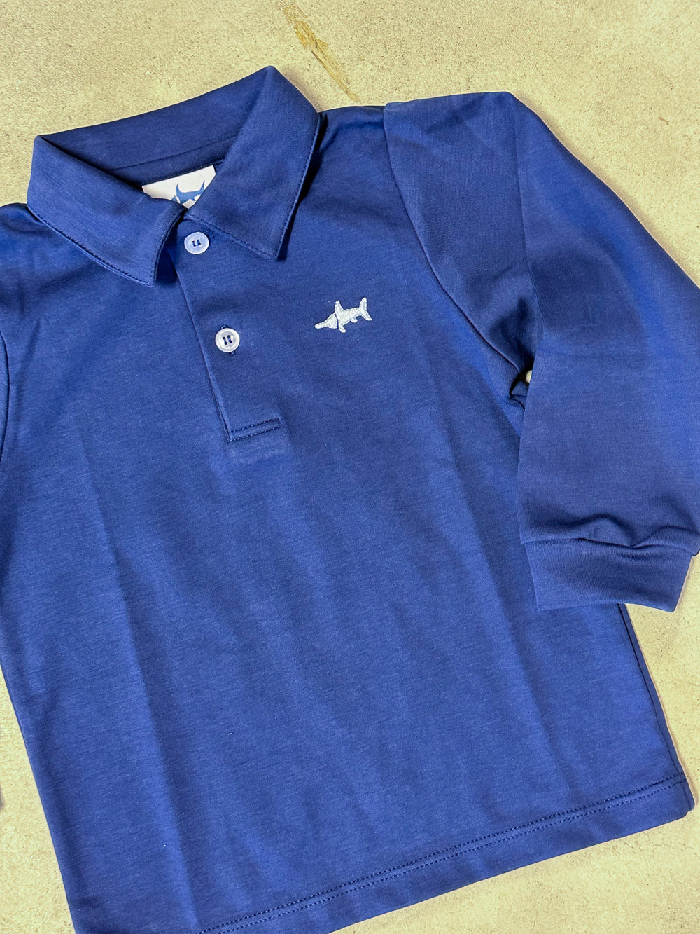 Saltwater Boys | Signature L/S Polo - Navy