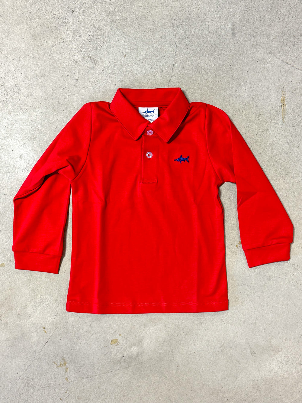 Saltwater Boys | Signature L/S Polo - Red