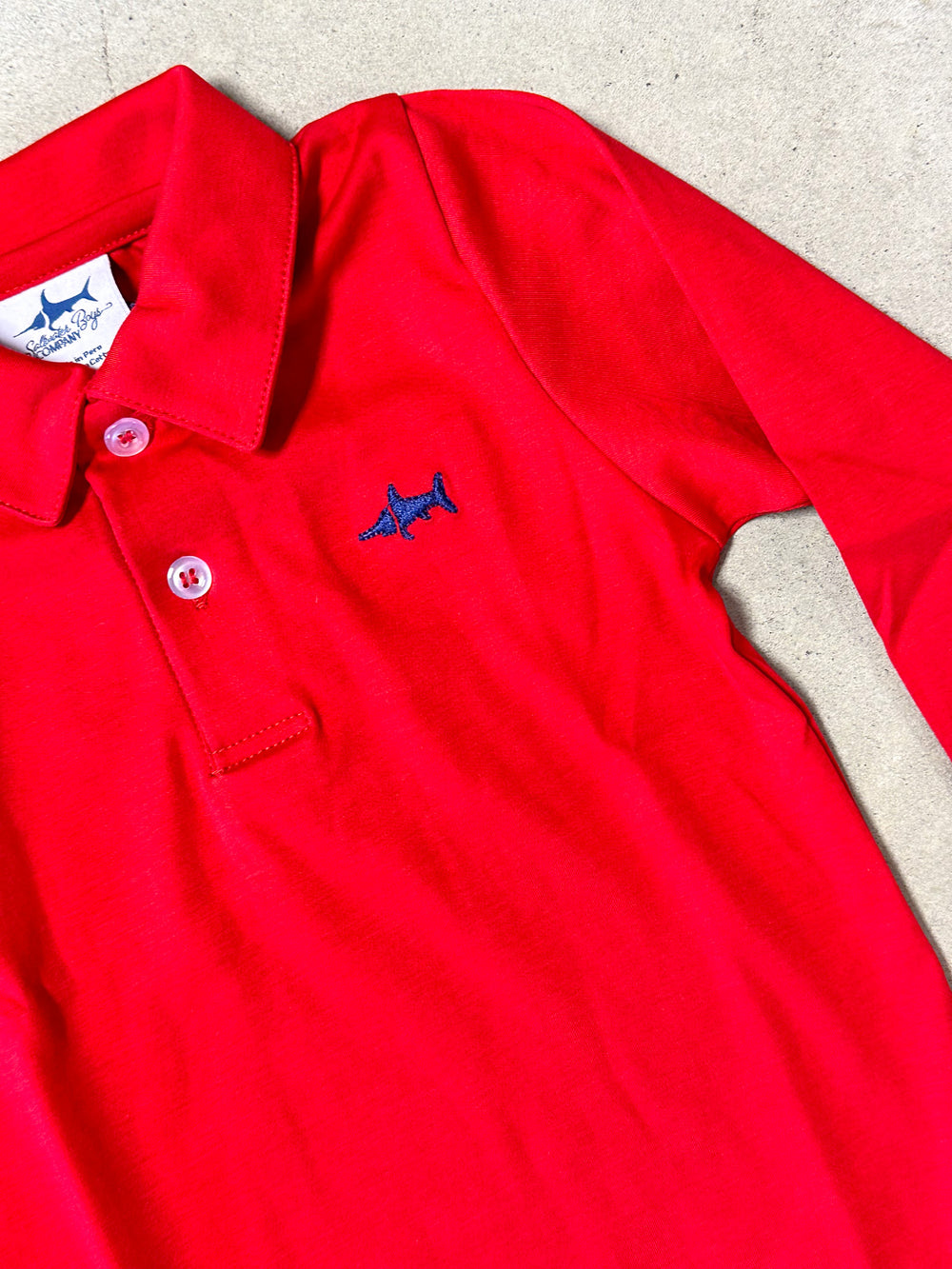 Saltwater Boys | Signature L/S Polo - Red