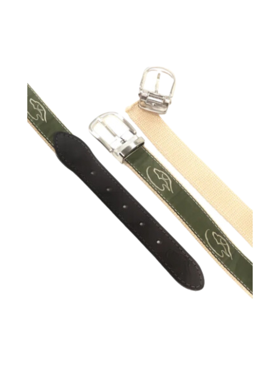 Duck Dog | Cut To Size Belt - Olive/ Tan