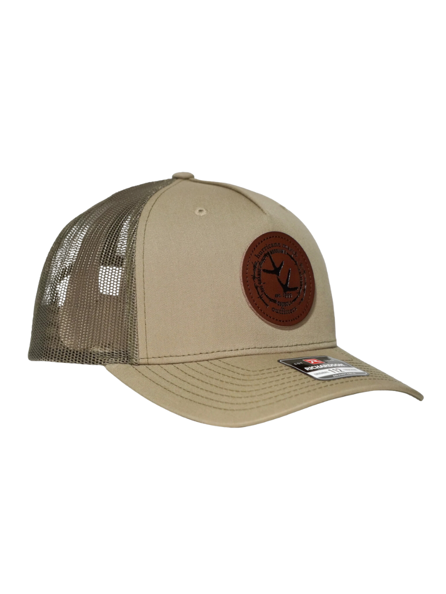 Hurricane Marsh | Turkey Tracks Leather Patch Hat