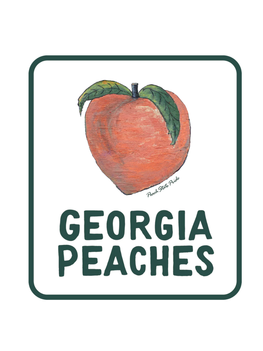 Peach State Pride | Georgia Peaches Decal