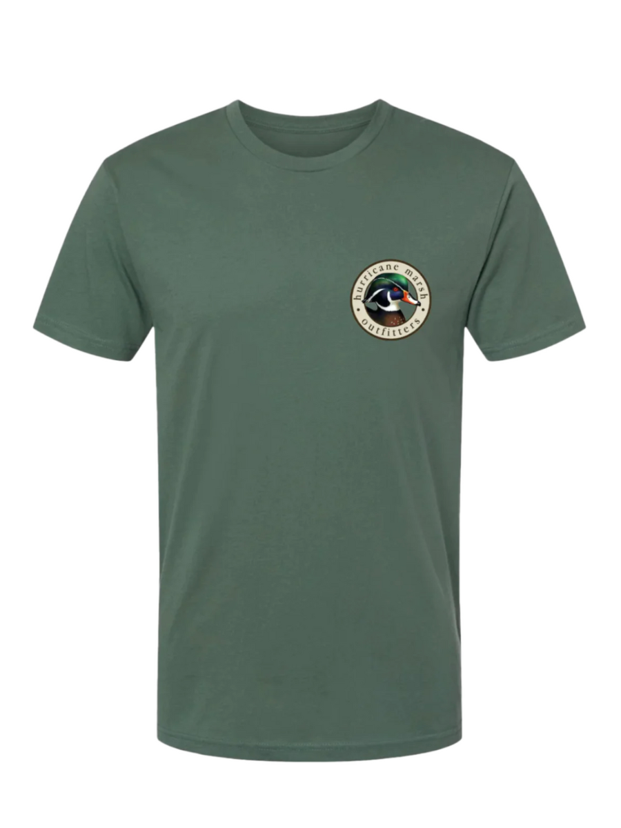 Hurricane Marsh | The Woodie Tee - Alpine Green