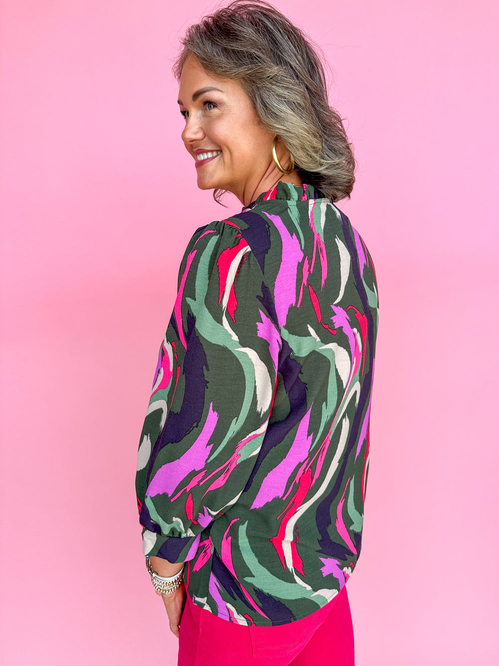 Michelle McDowell | Roxy Top - Go With The Flow Olive