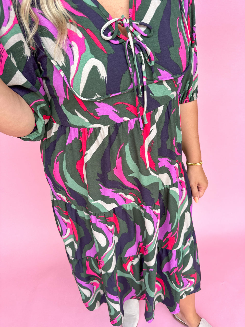 Michelle McDowell | Vivey Dress - Go With The Flow Olive