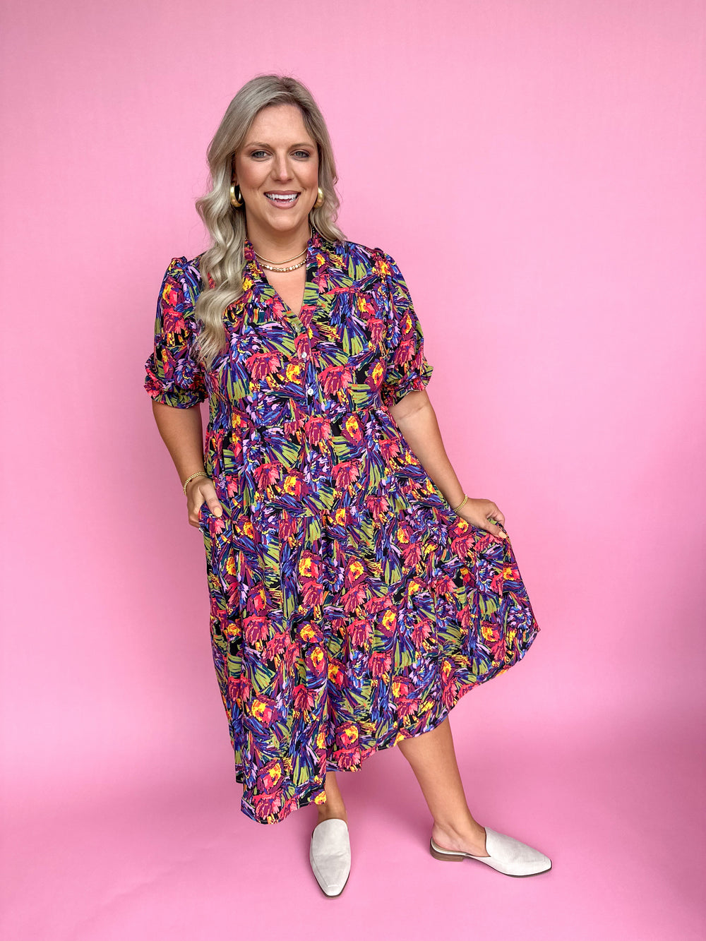 Michelle McDowell | Evie Dress - Wanderlust Multi