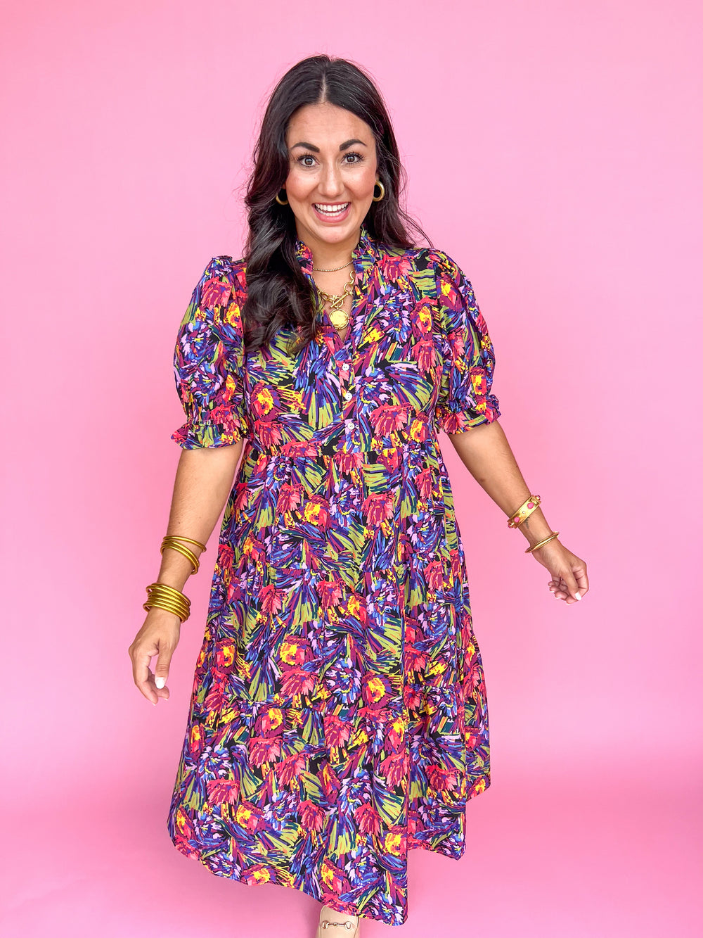 Michelle McDowell | Evie Dress - Wanderlust Multi