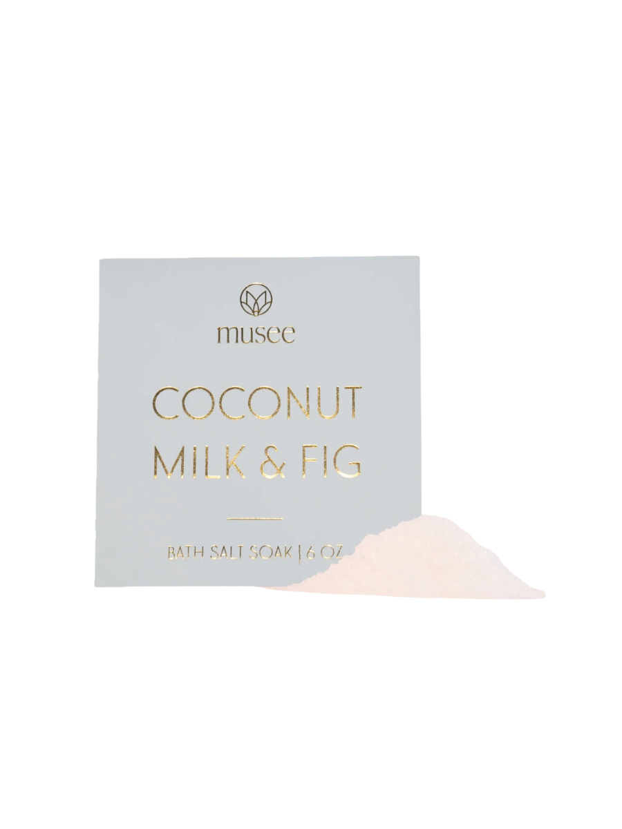 Musee | Coconut Milk & Fig Mini Bath Salt Soak