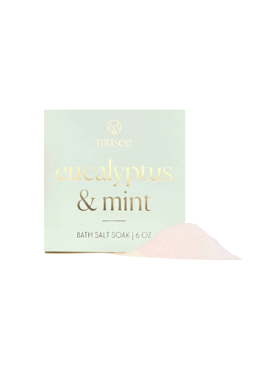 Musee | Eucalyptus & Mint Mini Bath Salt Soak