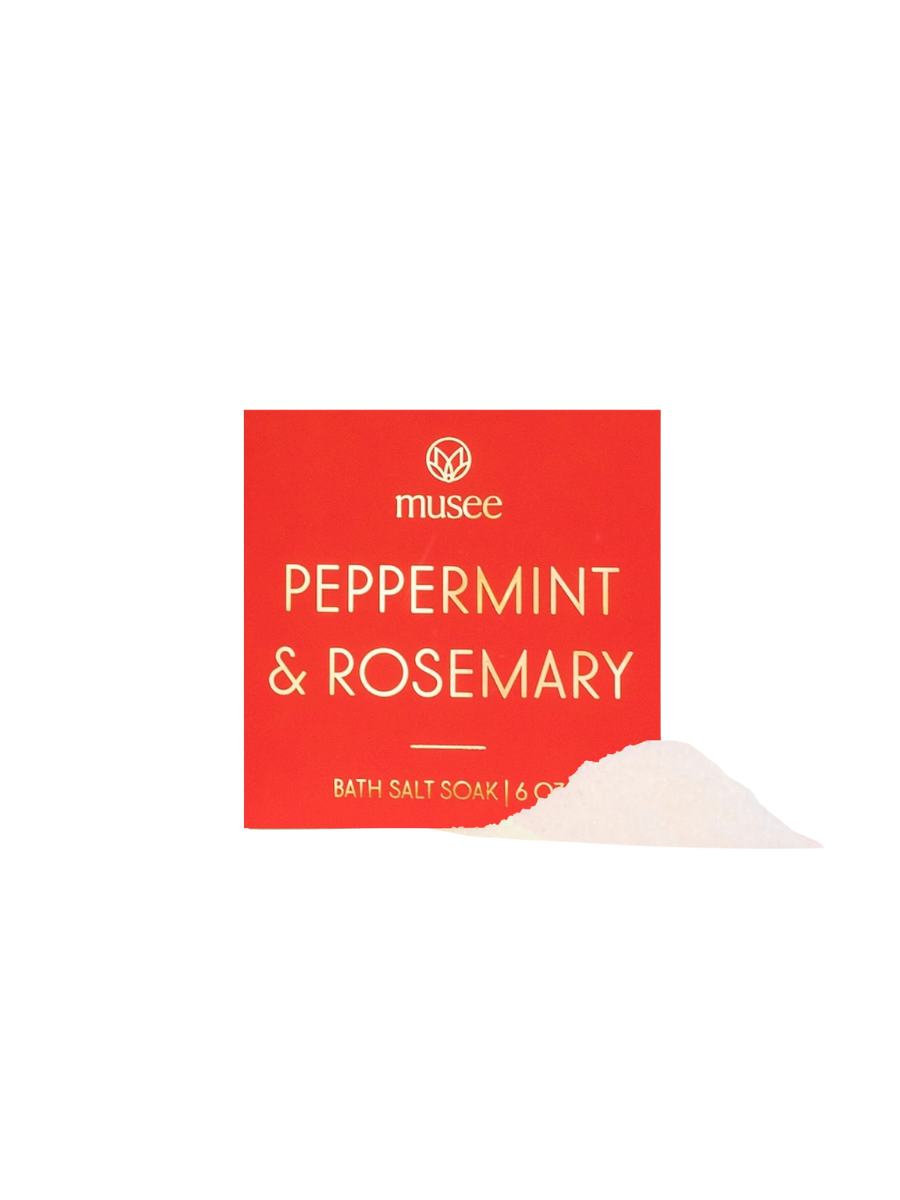 Musee | Peppermint & Rosemary Mini Salt Soak