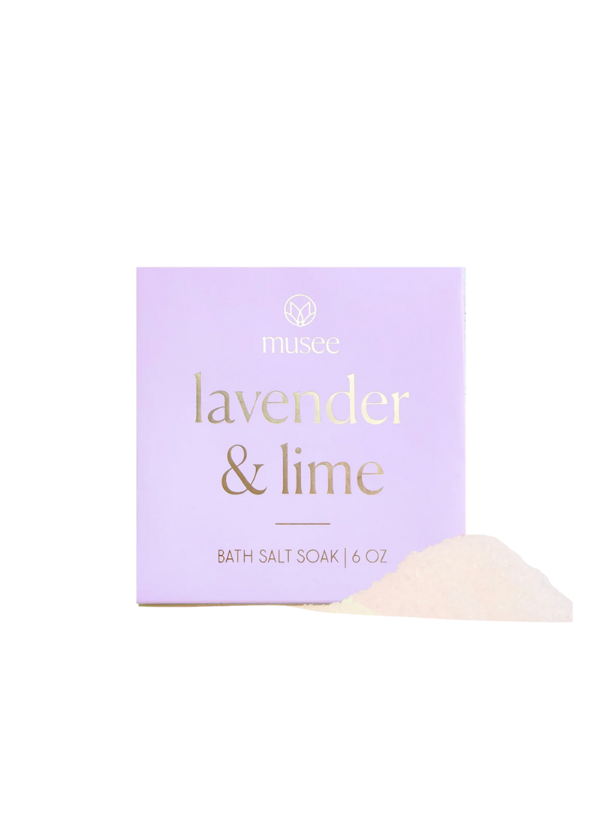 Musee | Lavender & Lime Mini Bath Salt Soak