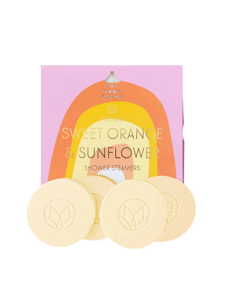 Musee | Sweet Orange & Sunflower Shower Steamers