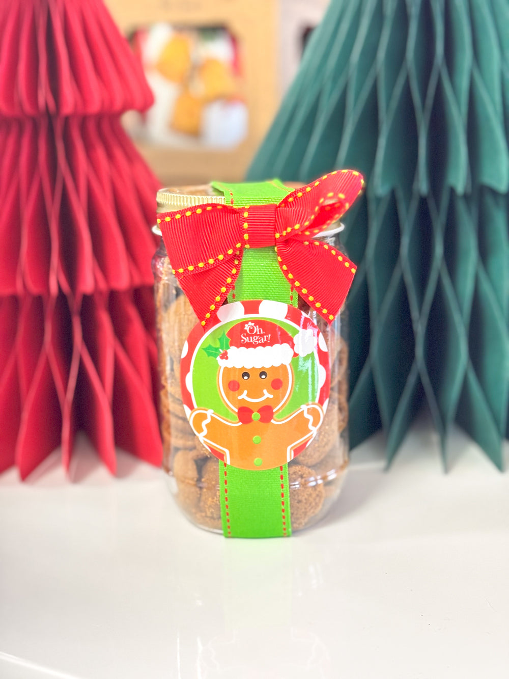 OH SUGAR | Christmas Cookie Pint Jar - Christmas Characters