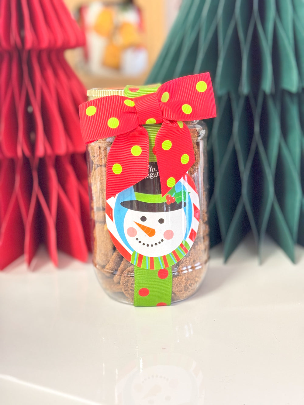 OH SUGAR | Christmas Cookie Pint Jar - Christmas Characters