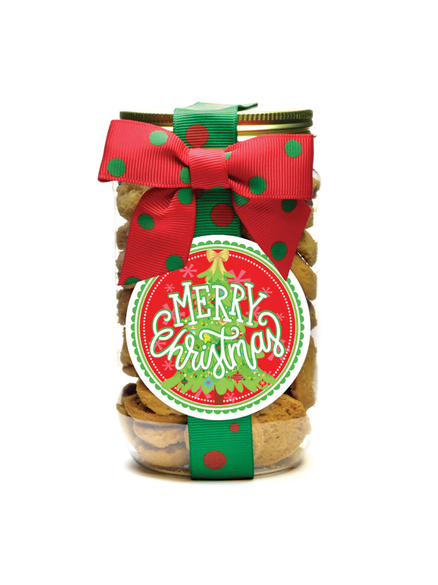 OH SUGAR | Christmas Chocolate Chip Cookie Pint Jar - Merry Christmas