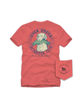 Over Under | Trout Dog Tee - Coral