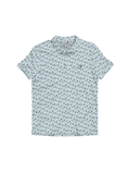 Peach State Pride Longleaf Pine Performance Polo pattern blue & duck green mens tripp