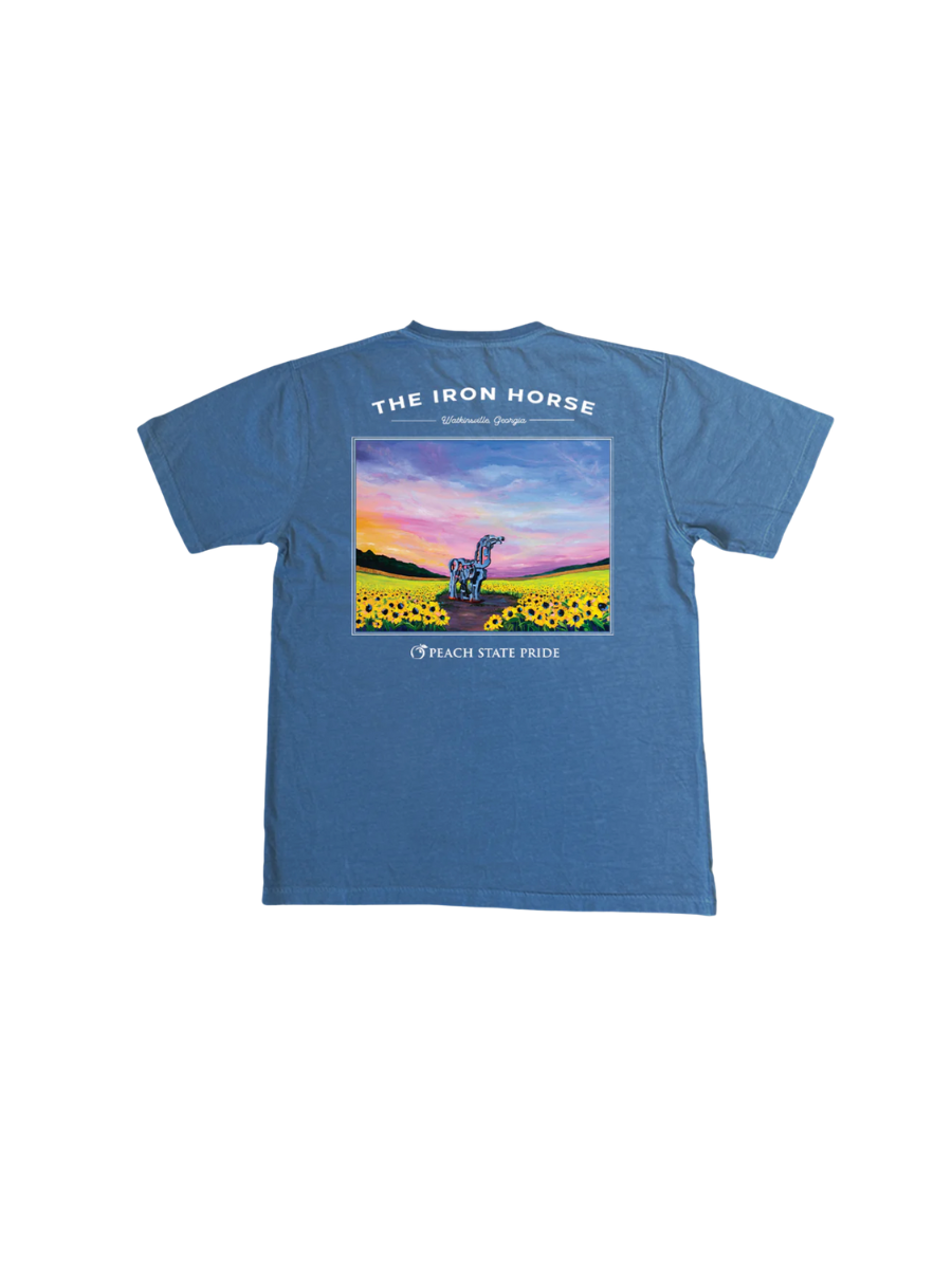 Peach State Pride Iron Horse Meadow Tee