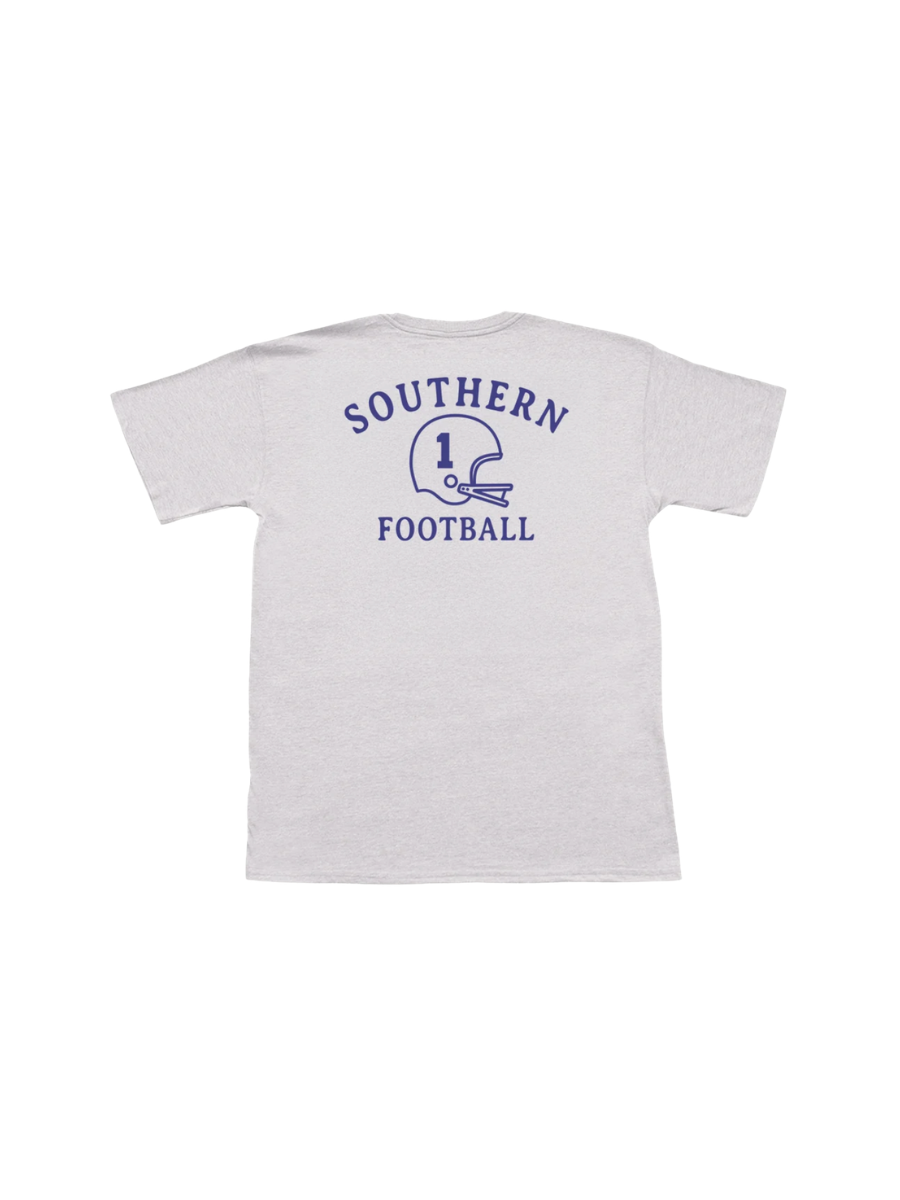 Peach State Pride | Southern®️ Football S/S Tee - Light Gray