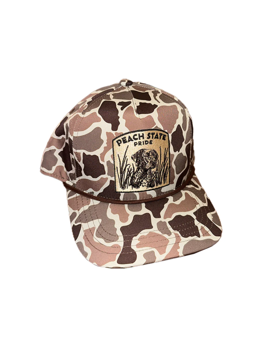 Peach State Pride | Pointer Patch Camo Hat