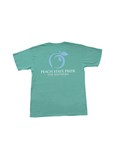 Peach State Pride | YOUTH Stay Southern S/S Pocket Tee - Aquafoam