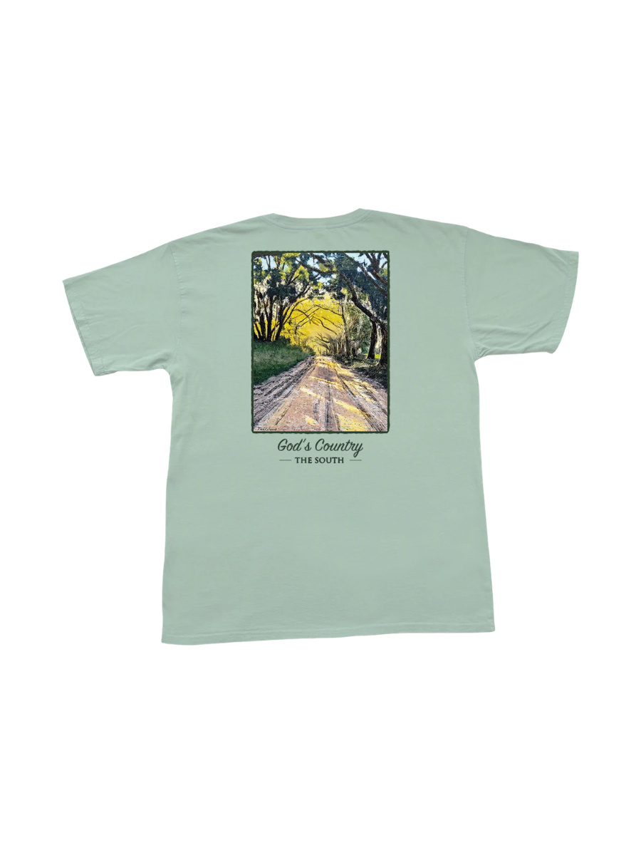 Peach State Pride | God's Country Tee - Aquafoam