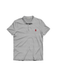Peach State Pride | UGA®️ Block G Heathered Performance Polo - Charcoal & White mens tripp