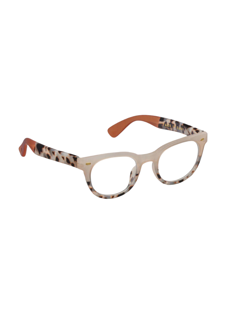 PEEPERS | Take It Easy Blue Light Readers - Tan/Gray Tortoise