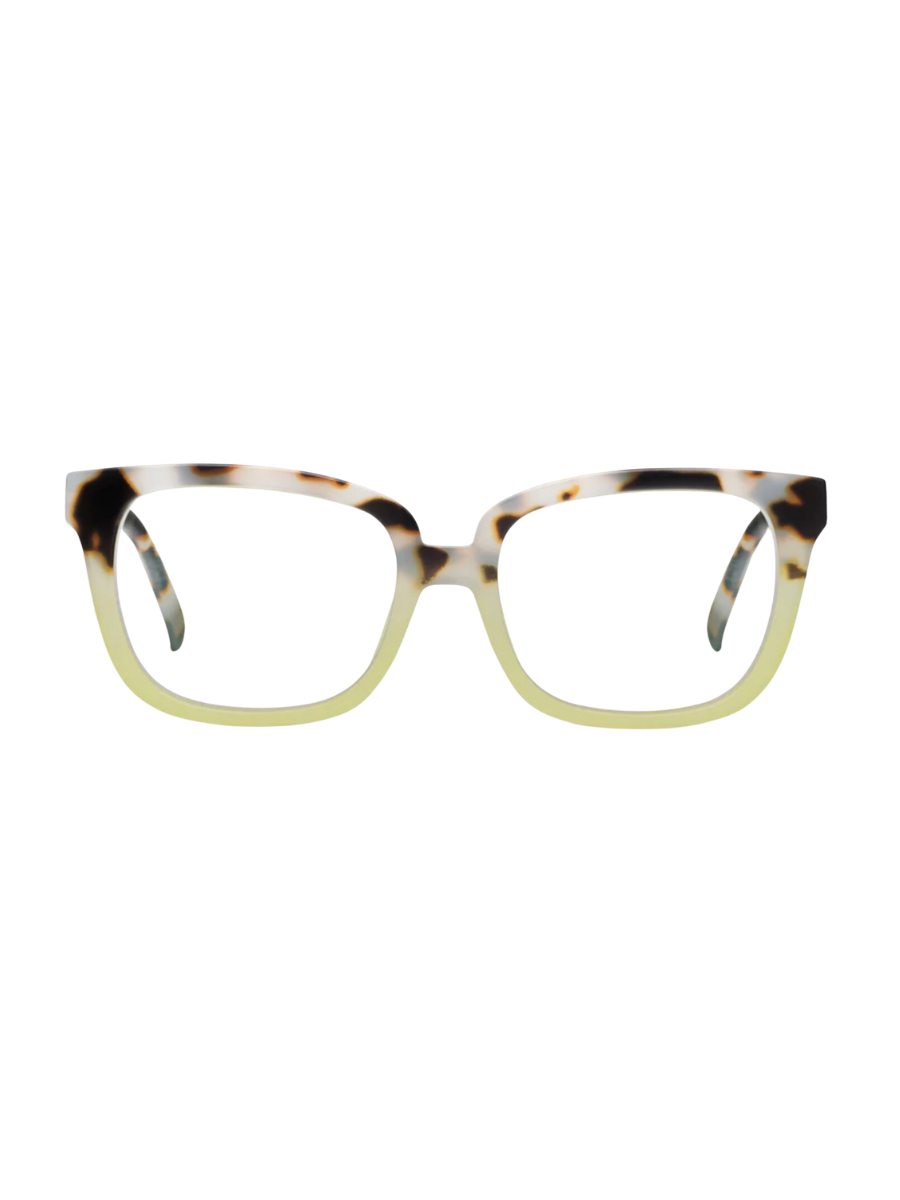 PEEPERS | Athens Blue Light Readers - Chai Tortoise/Matcha