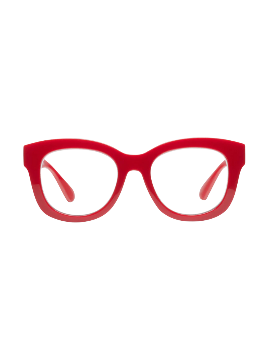 PEEPERS | Center Stage Blue Light Readers - Red