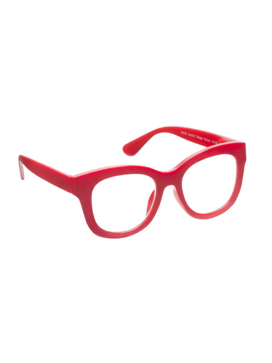 PEEPERS | Center Stage Blue Light Readers - Red