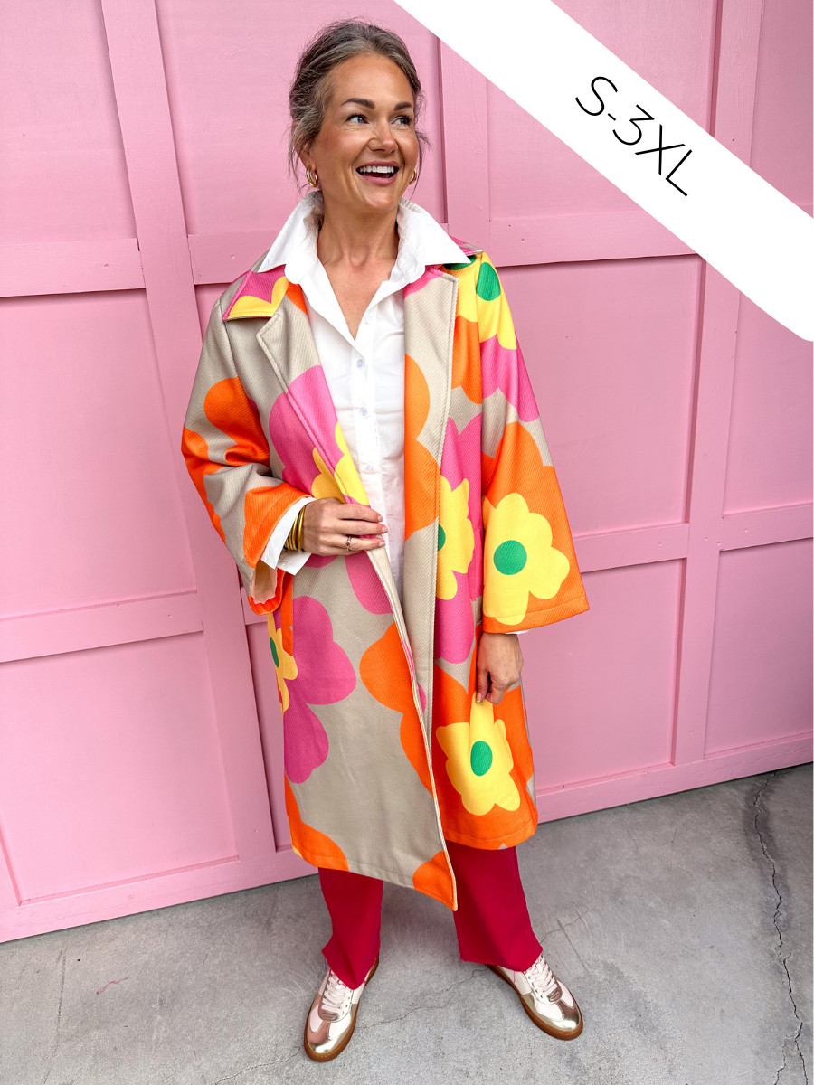 Retro Floral Coat