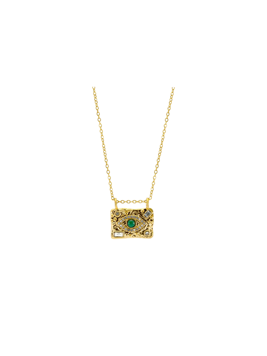 PRESSIE | Guardian Pendant Necklace - Gold