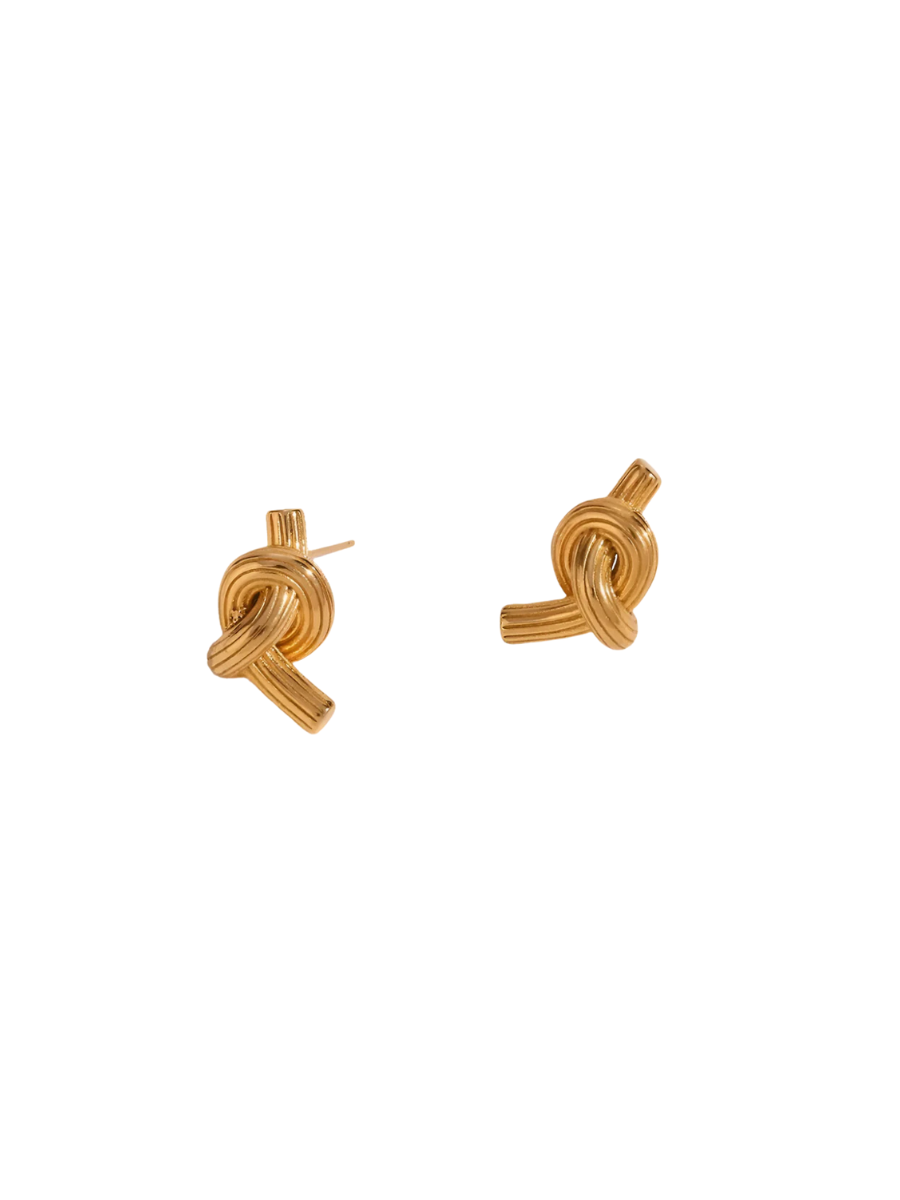 PRESSIE | Unity Knot Earrings - Gold