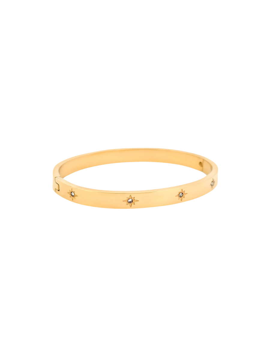 PRESSIE | Galaxy Embrace Bangle - Gold
