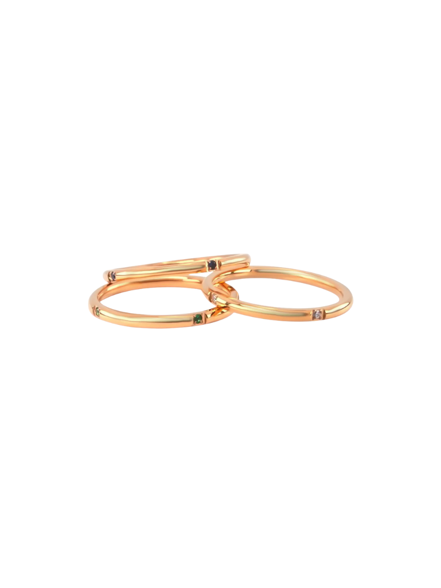 PRESSIE | Unity Ring Set - Gold