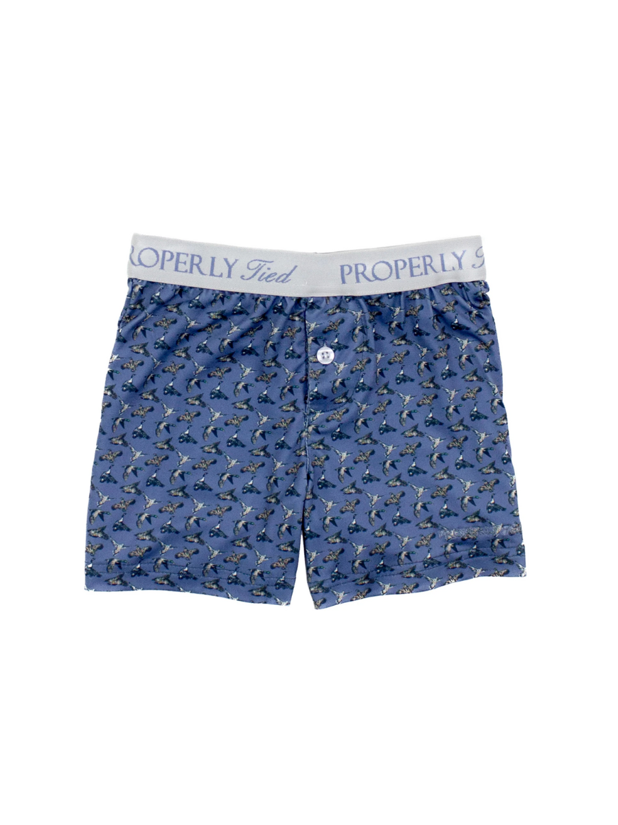 Properly Tied | YOUTH Inlet Boxer - Flock