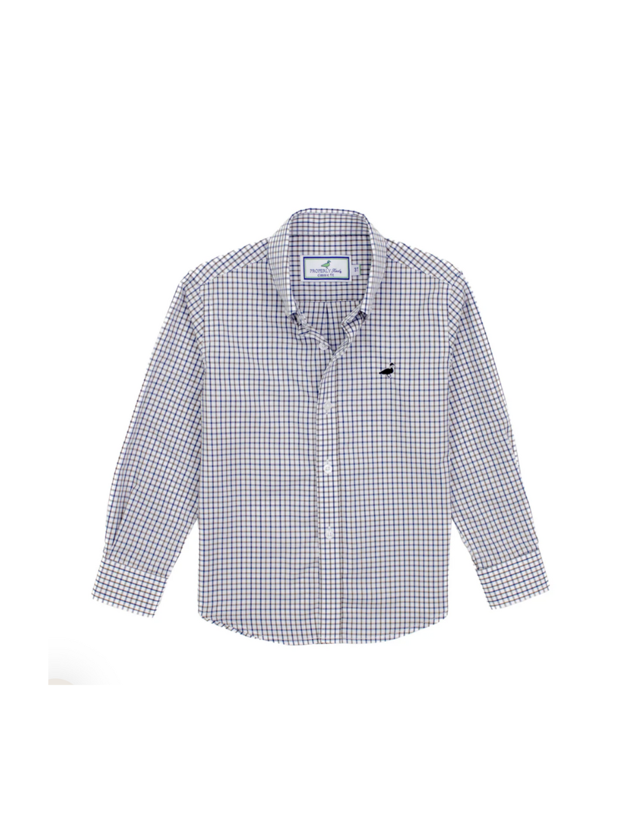 Properly Tied | YOUTH Seasonal Sportshirt - Carolina