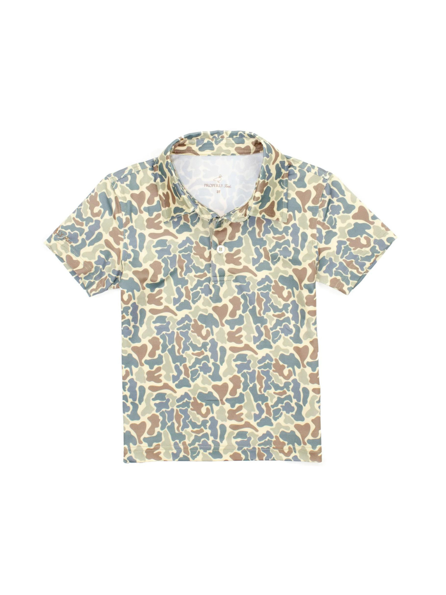 Properly Tied | Inlet Polo - Field Camo