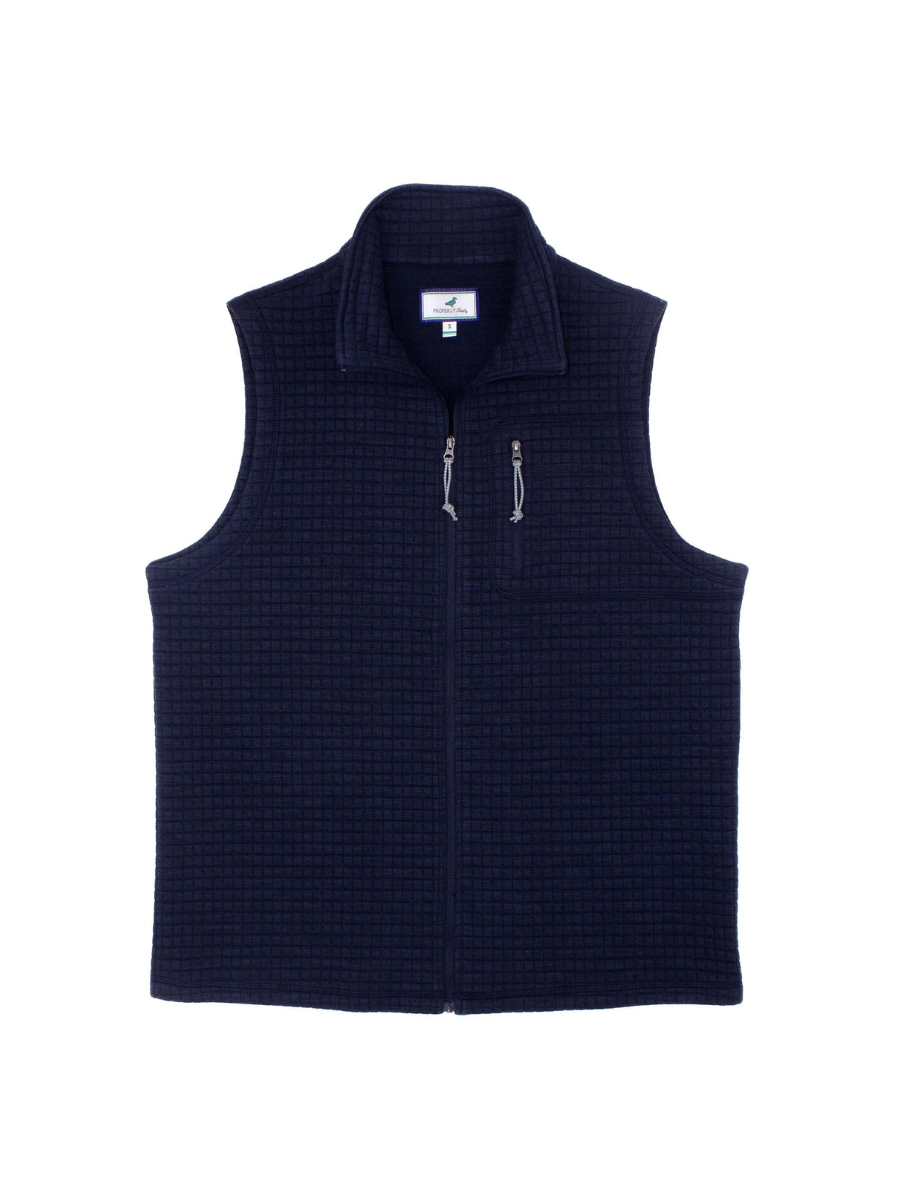 Properly Tied | Delta Vest - Navy