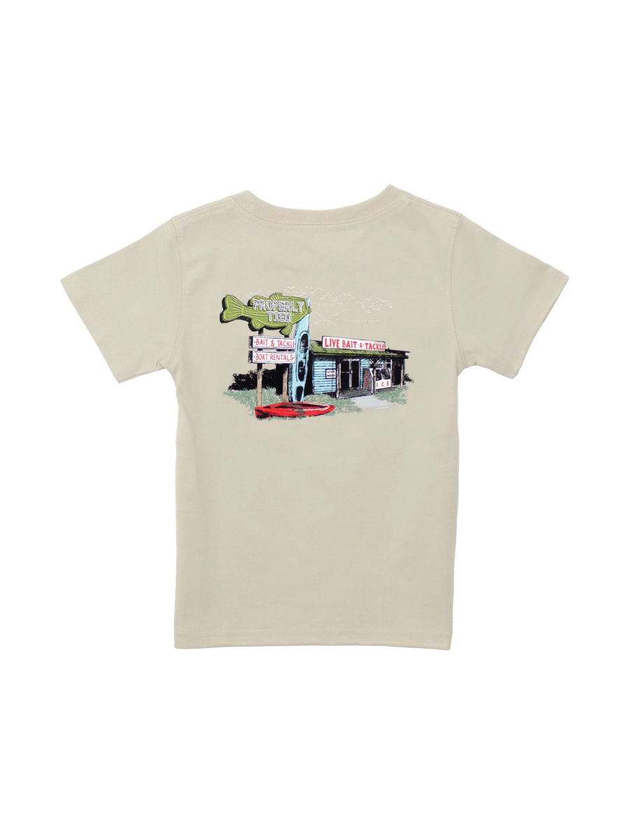 Properly Tied | YOUTH Bait Shop Tee