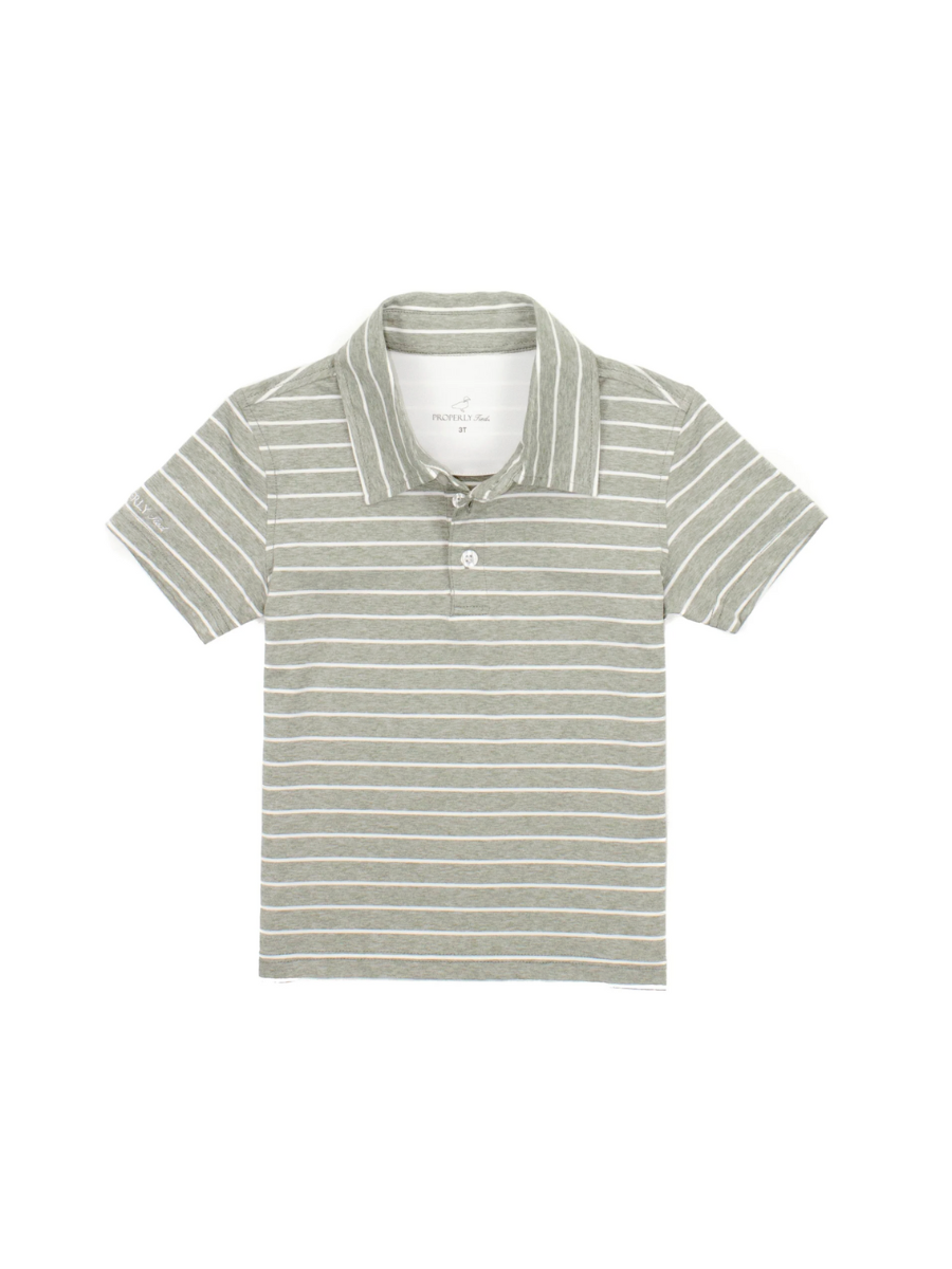 Properly Tied | YOUTH Starboard Polo - Live Oak