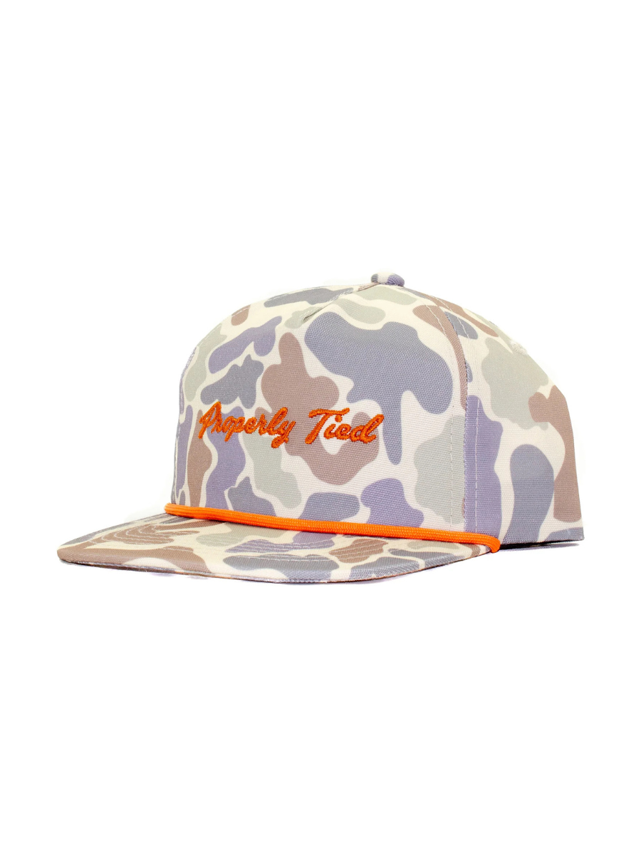 Properly Tied | YOUTH Rope Hat - Sportsman Field Camo