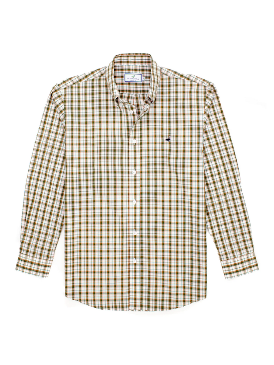Properly Tied | Seasonal Sportshirt - Olive Grove