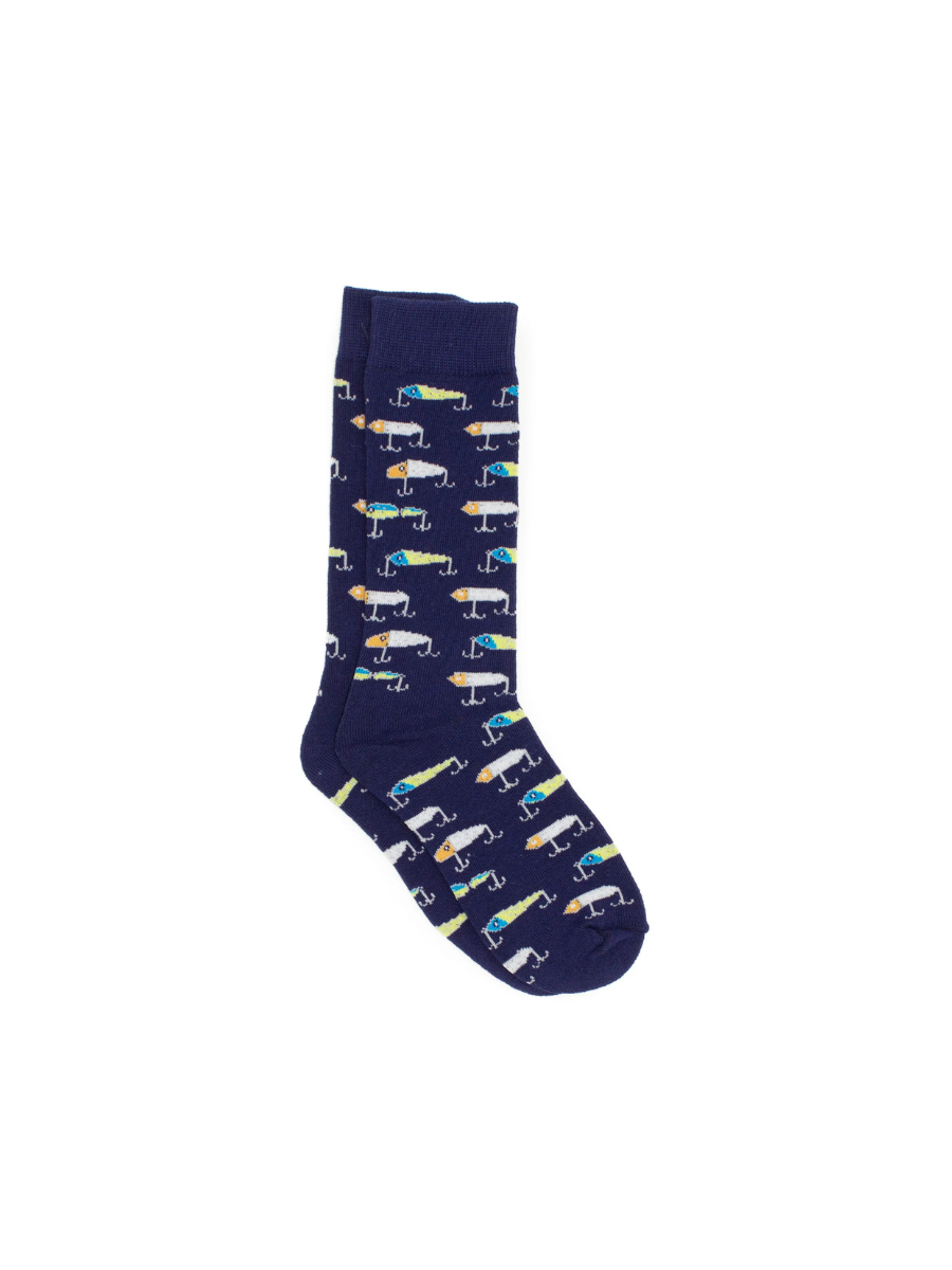Properly Tied | YOUTH Lucky Duck Socks - Vintage Lures