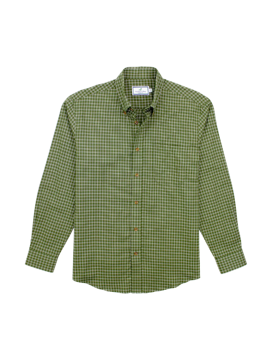 Properly Tied | YOUTH Woodland Sportshirt - Cypress Needle