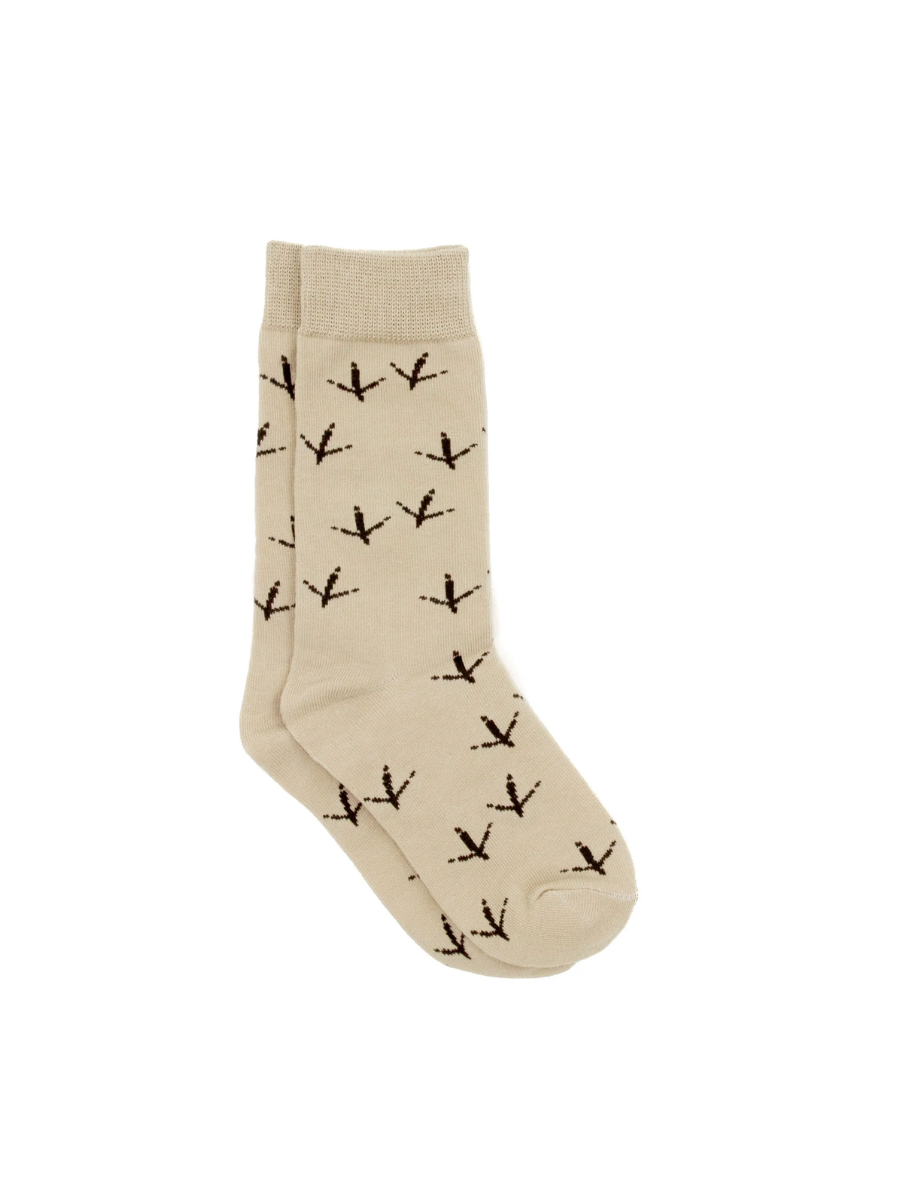 Properly Tied | YOUTH Lucky Duck Socks - Turkey Tracks