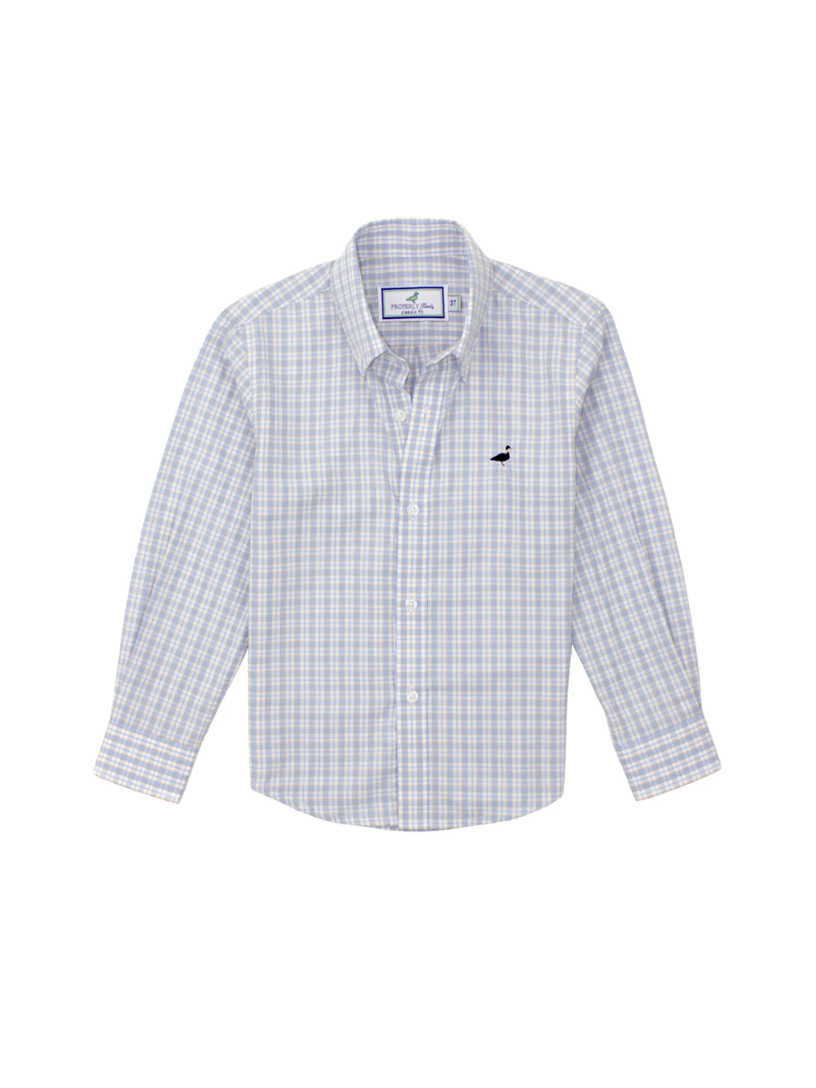 Properly Tied | YOUTH Seasonal Sportshirt - Drift